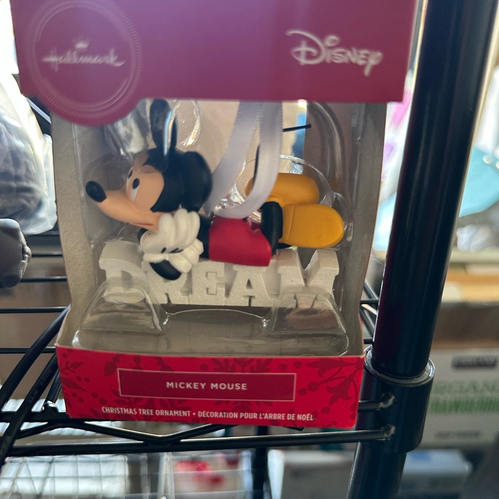 Disney Mickey Mouse Dream Ornament - Red, Yellow, Black